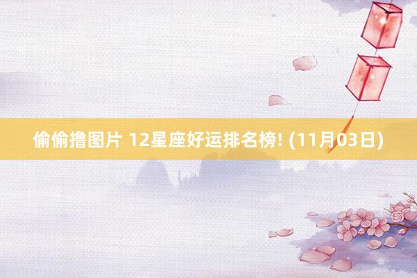 偷偷撸图片 12星座好运排名榜! (11月03日)