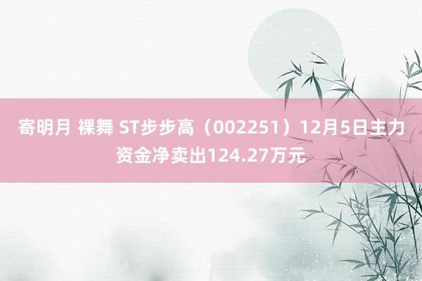 寄明月 裸舞 ST步步高（002251）12月5日主力资金净卖出124.27万元