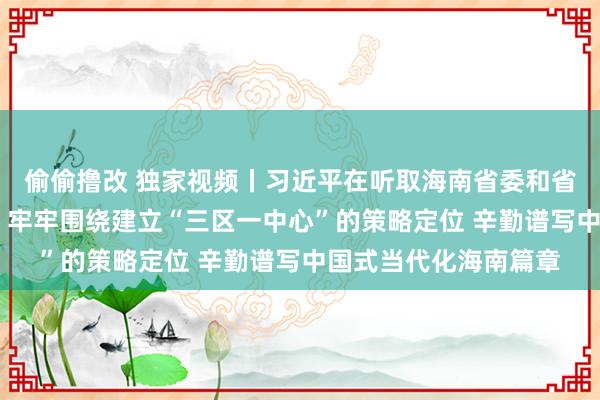 偷偷撸改 独家视频丨习近平在听取海南省委和省政府职责陈述时强调 牢牢围绕建立“三区一中心”的策略定位 辛勤谱写中国式当代化海南篇章