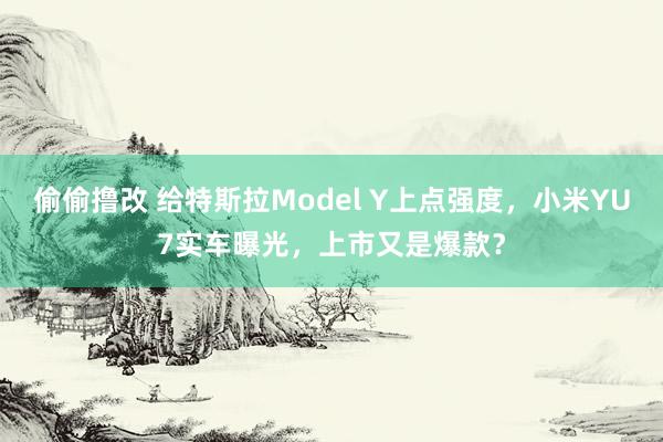 偷偷撸改 给特斯拉Model Y上点强度，小米YU7实车曝光，上市又是爆款？