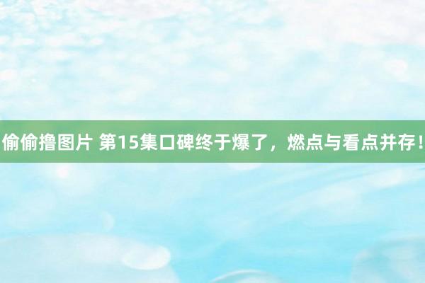 偷偷撸图片 第15集口碑终于爆了，燃点与看点并存！