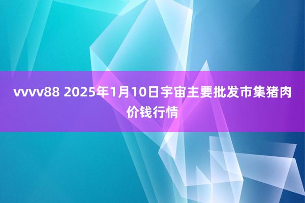 vvvv88 2025年1月10日宇宙主要批发市集猪肉价钱行情