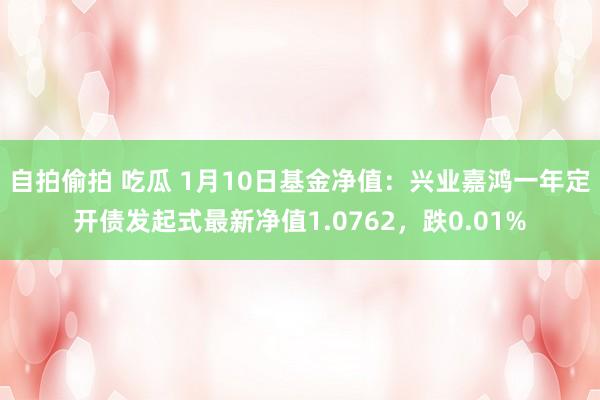 自拍偷拍 吃瓜 1月10日基金净值：兴业嘉鸿一年定开债发起式最新净值1.0762，跌0.01%