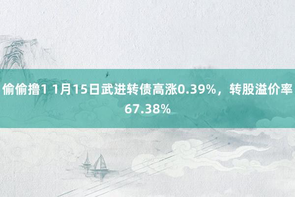 偷偷撸1 1月15日武进转债高涨0.39%，转股溢价率67.38%